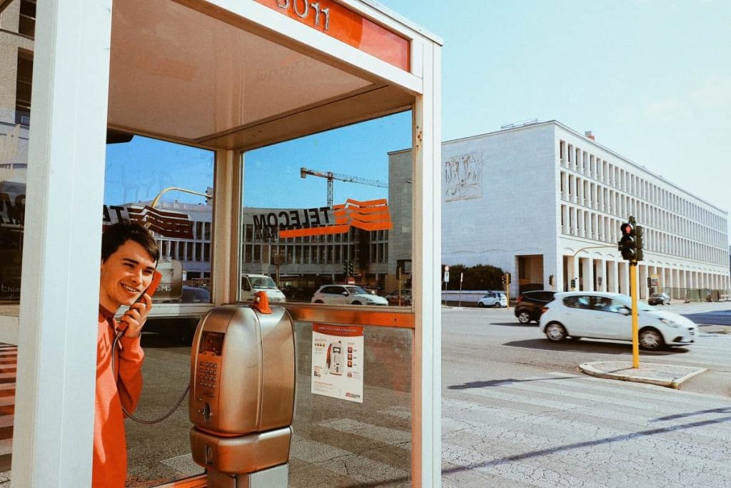 History of the office phone booth