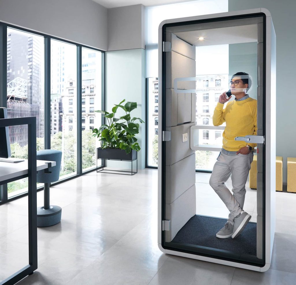 Hush Phone Booth | make calls in comfort | My office pod