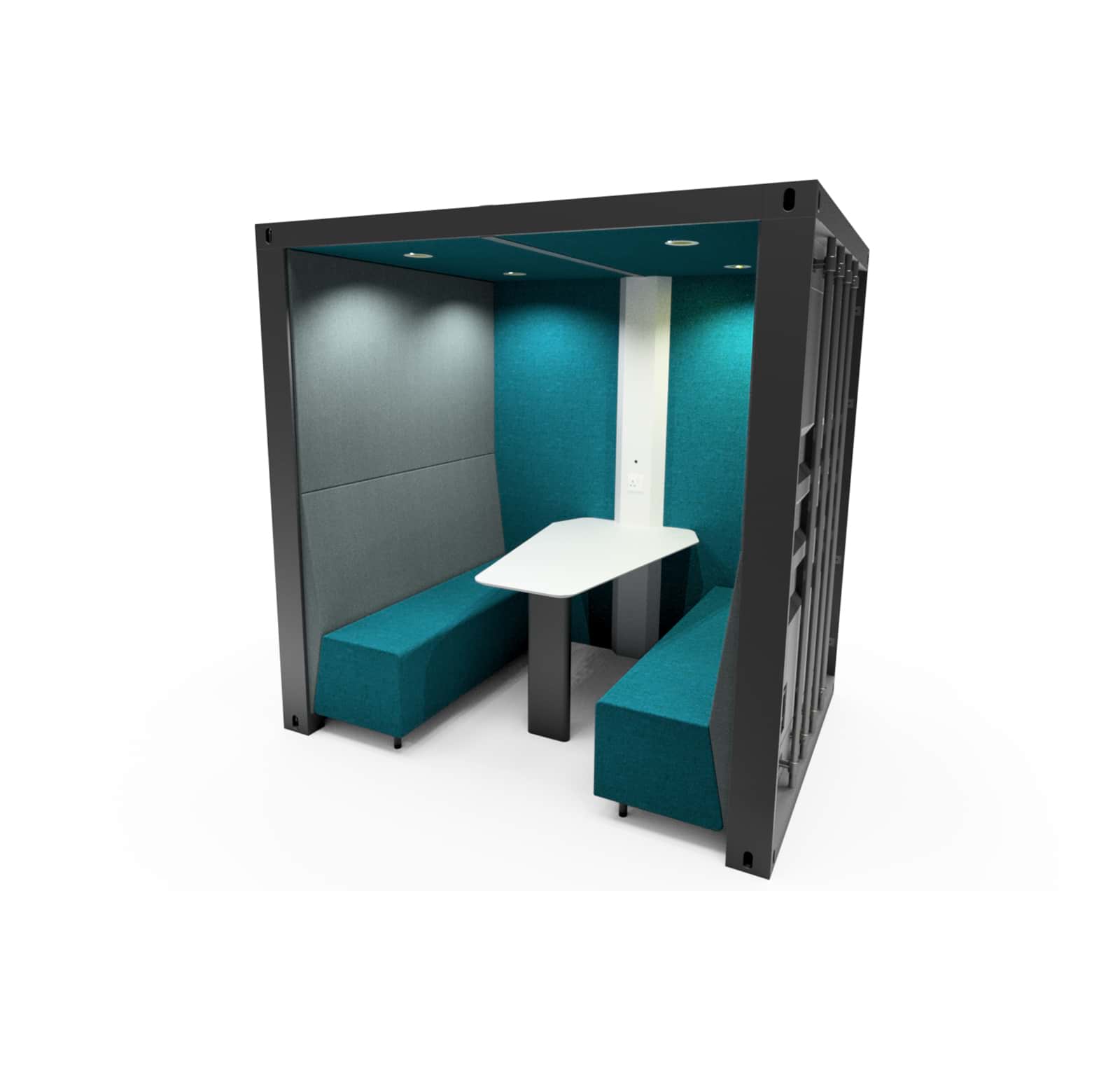 Shipping Container Open Pod My office pod