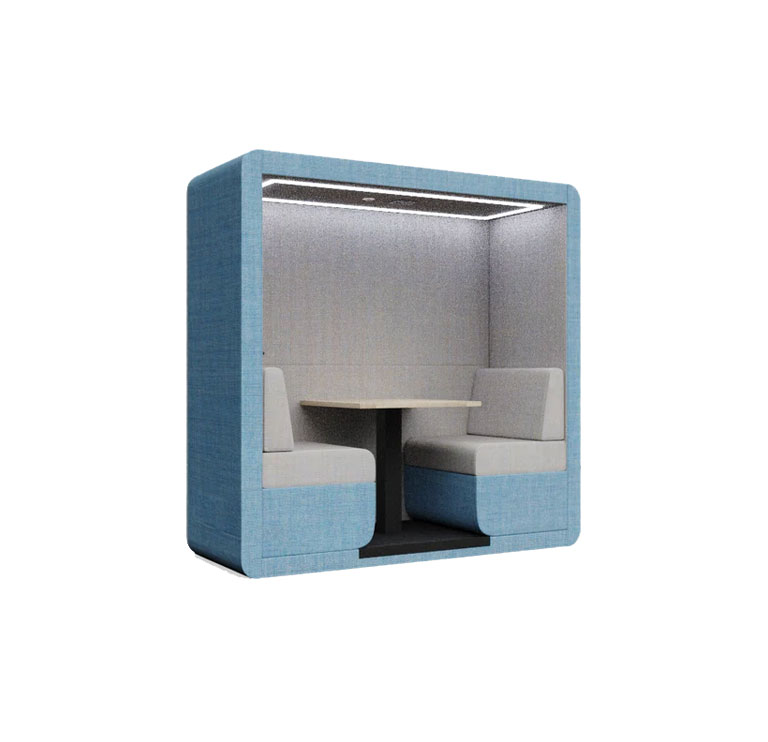 Bob-open-2-person-pod-main Meeting Pods | My Office Pod