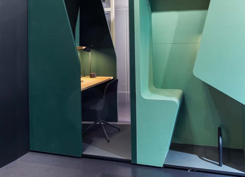 Pods with desks - My office pod