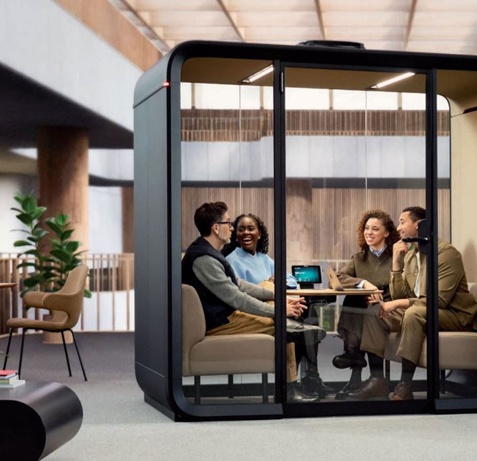 Framery-Four-3 Meeting Pods | My Office Pod