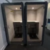 Used Office Phone Booth - My Office Pod - JDD Furniture - Penelop Office Phone Booth - Grey - Privacy - 1
